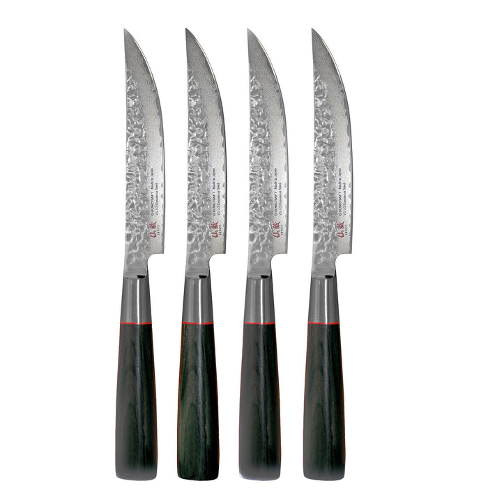 Suncraft Senzo  Damascus Classic Steak Knife, 4 pieces