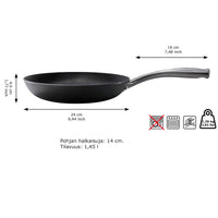 Skottsberg Kevyt Valurautapannu, 24 cm