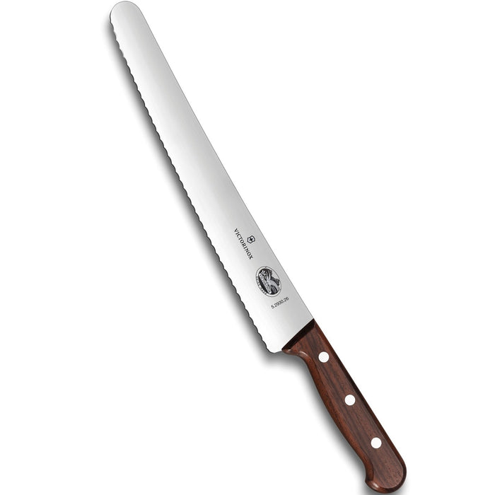 Victorinox Pastry Knife Serrated, 26 cm Wood Handle