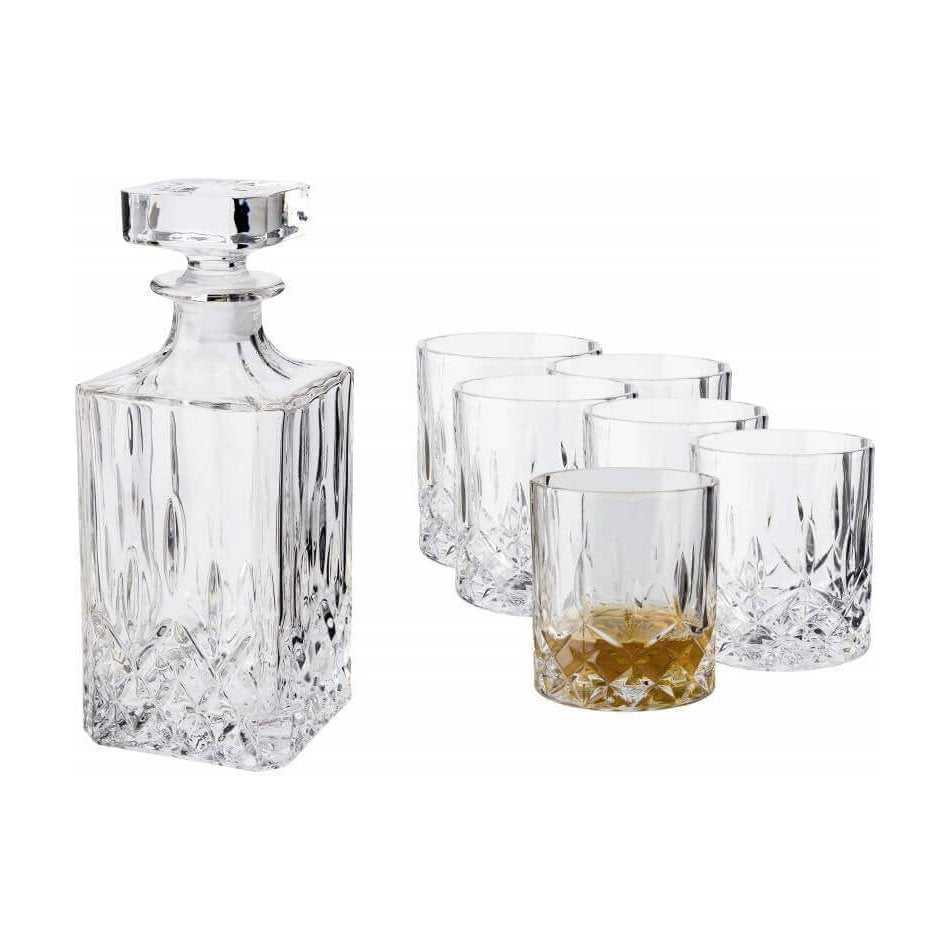 Dorre Whisky Set Vide, Karaff och Glas, 6 st