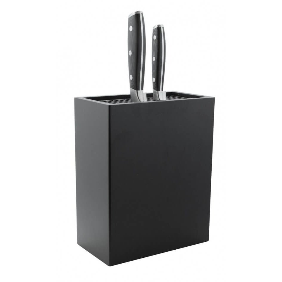 Grunwerg Knife Block Matt Black