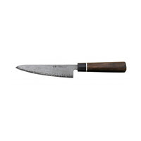 Suncraft Senzo Damascus Black Mini Santoku Veitsi, 14 cm