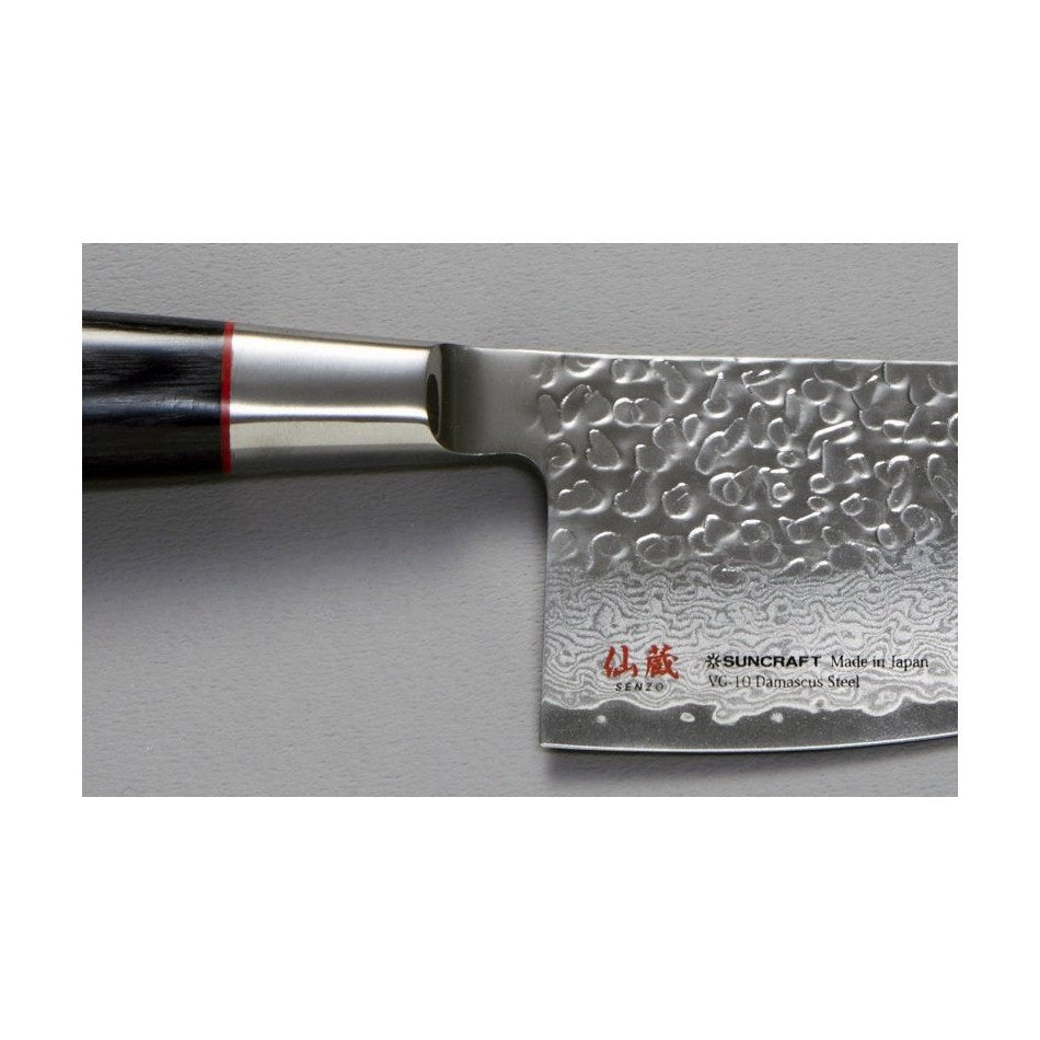 Suncraft Senzo Damascus Classic Mini Kokkiveitsi, 10 cm