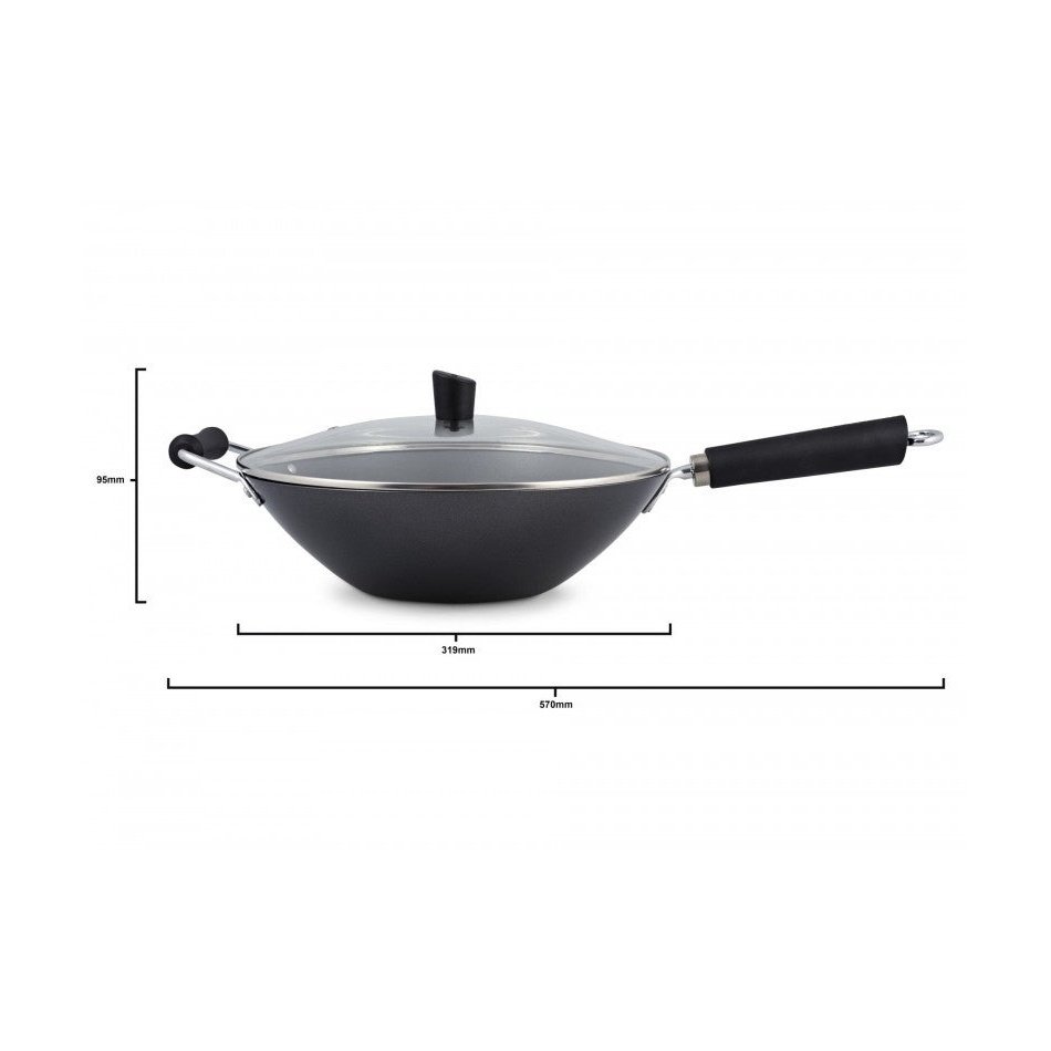 Ken Hom Excellence Non-stick Wok Set, 31cm