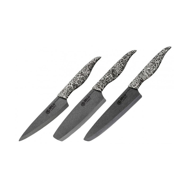 Samura INCA Ceramic Knives Set, 3 pcs