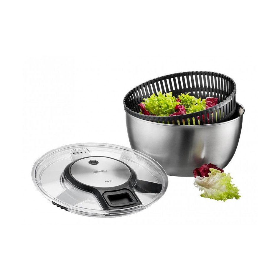 Gefu SPEEDWING Salad Spinner with Steel Bowl