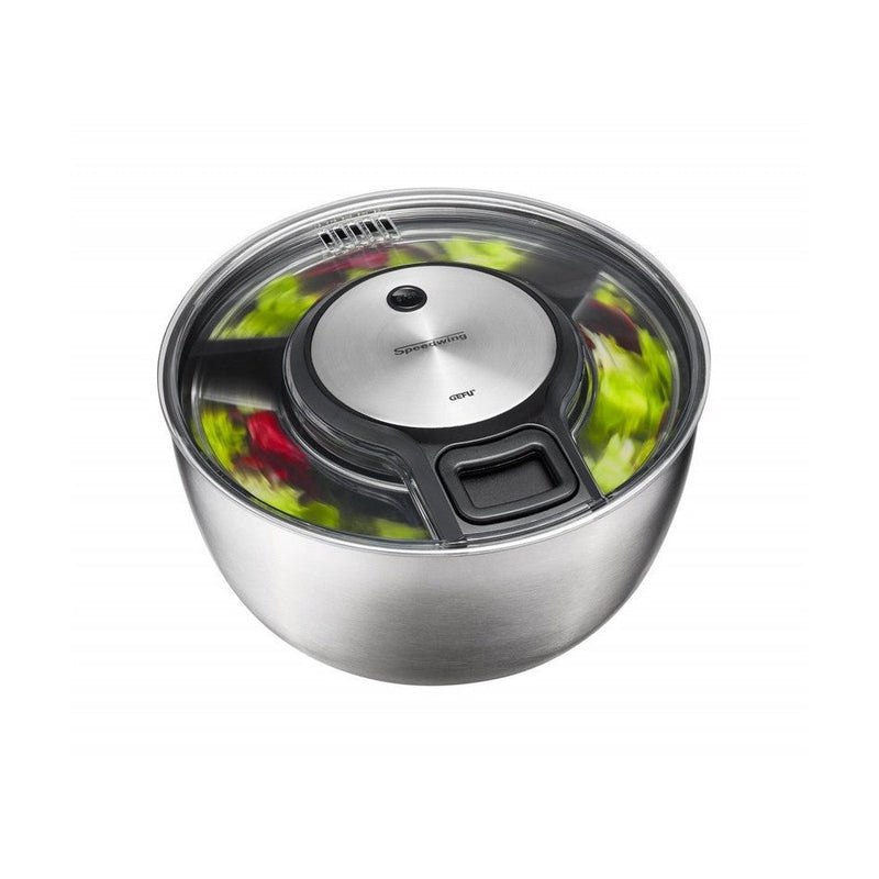 Gefu SPEEDWING Salad Spinner with Steel Bowl