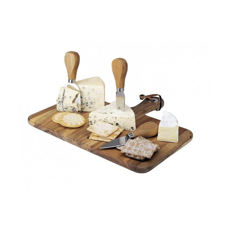 Dorre Oline Cheese Tray, 3 knives