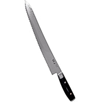 Yaxell Ran Damascus Bread Knife, 27 cm