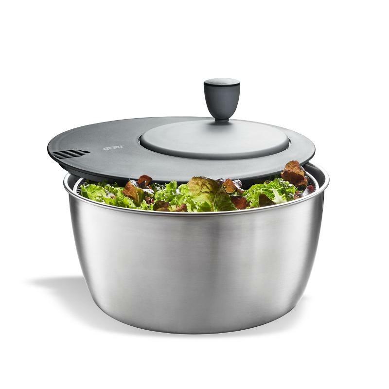 Gefu Salad Spinner with Steel Bowl